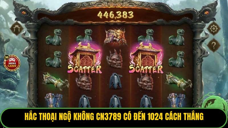 Hắc thoại ngộ không KUBET88 có đến 1024 cách thắng